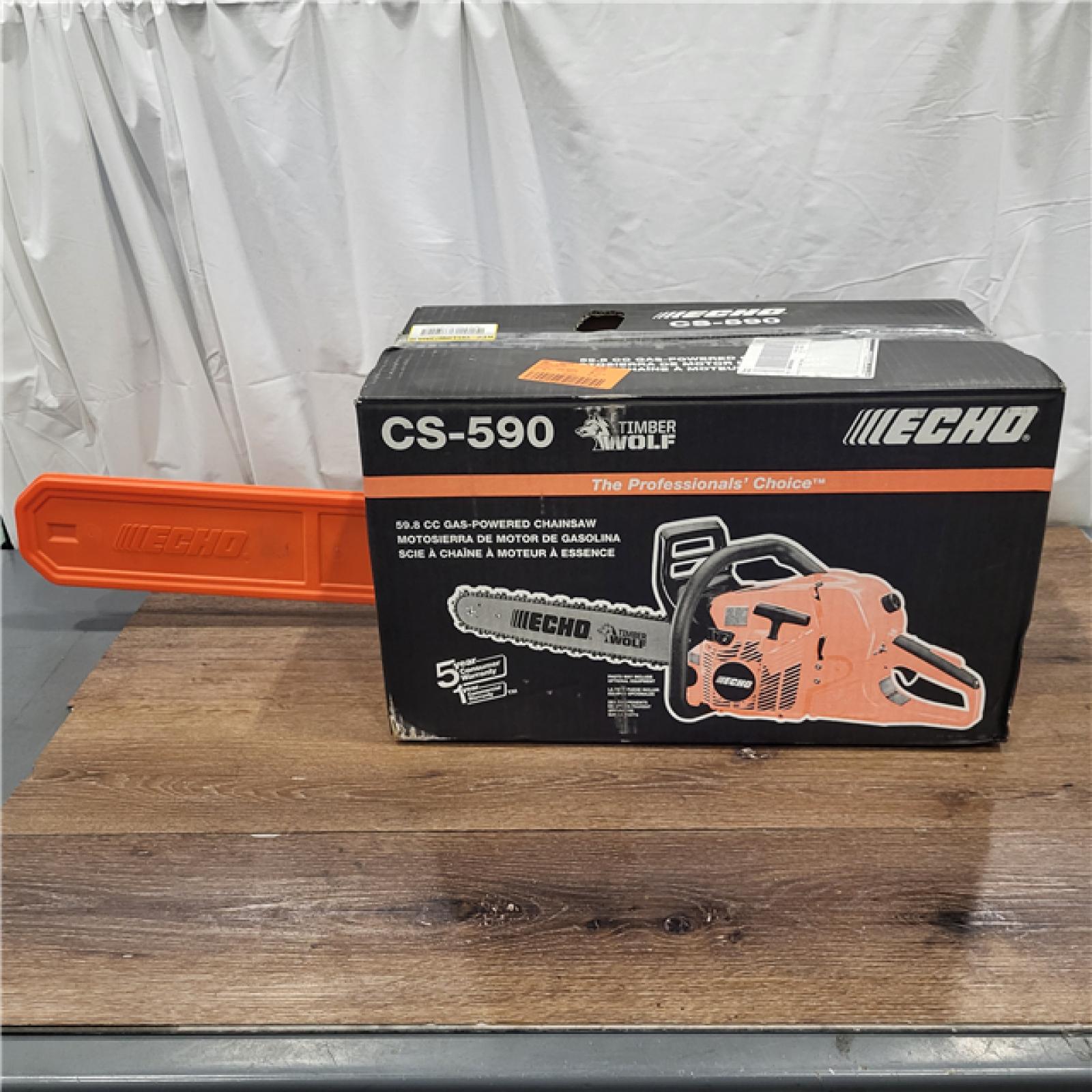 AS-IS ECHO 20 in. 59.8 Cc Gas 2-Stroke Rear Handle Timber Wolf Chainsaw