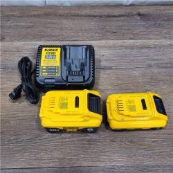 AS-IS DEWALT 20V MAX Lithium-Ion 6.0Ah and 4.0Ah Battery and Charger Starter Kit