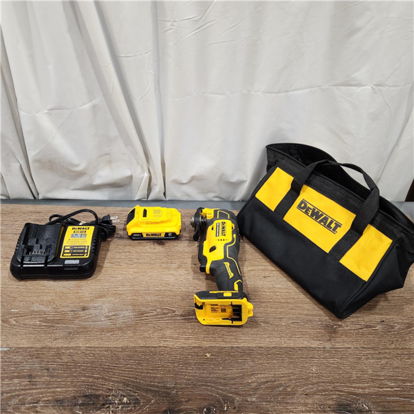 AS-IS DeWalt DCS354D1 20V Cordless Oscillating Multi-Tool with Battery and Charger