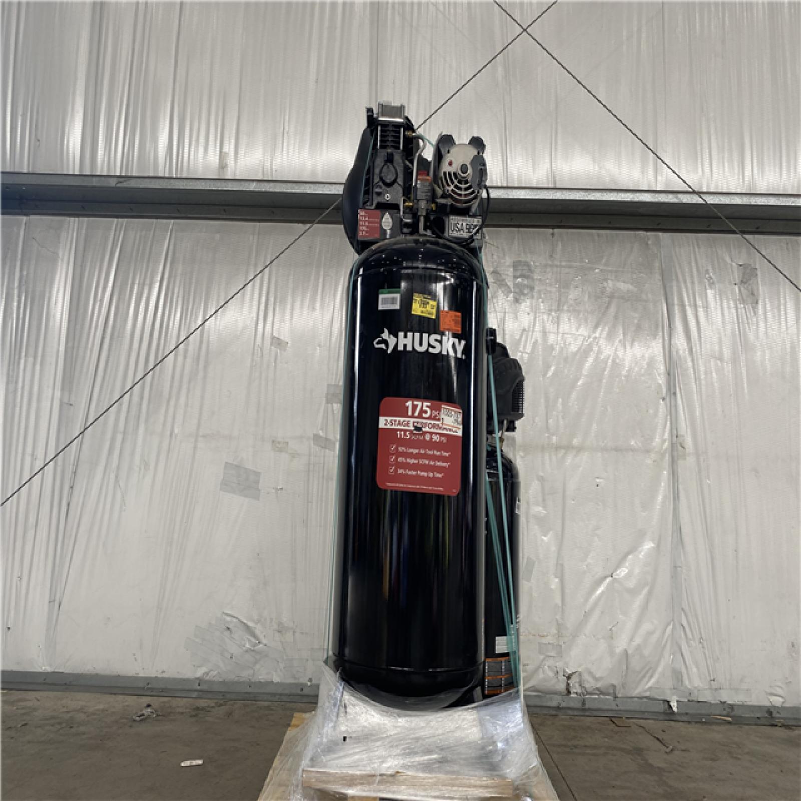 Houston Location AS-IS - Husky 60 Gal. and 27 Gal Air Compressors (Qty. 2)