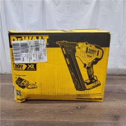 AS-IS DEWALT 20V MAX XR 15 Ga. Cordless 34 Deg Nailer 20 V