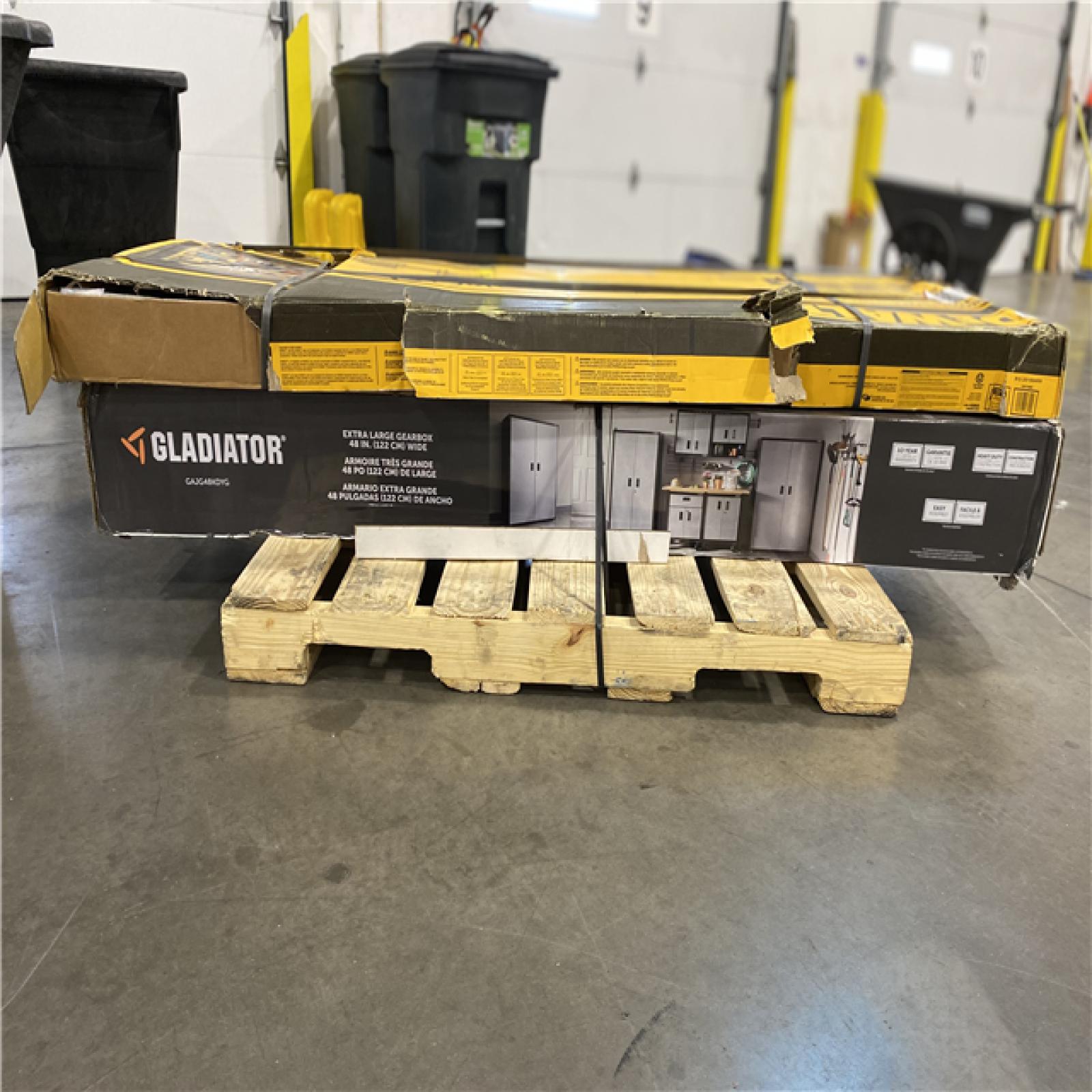 DALLAS LOCATION - DEWALT Yellow 4-Tier Steel Garage Storage Shelving Unit (77 in. W x 72 in. H x 24 in. D)