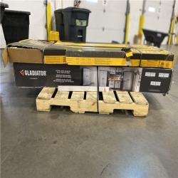 DALLAS LOCATION - DEWALT Yellow 4-Tier Steel Garage Storage Shelving Unit (77 in. W x 72 in. H x 24 in. D)