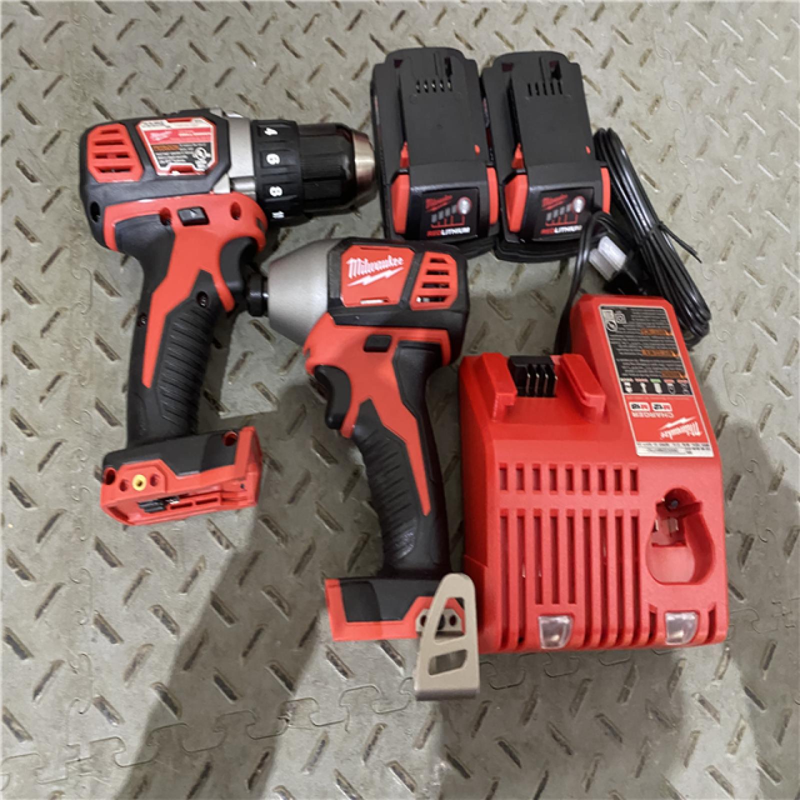 Houston location AS-IS Milwaukee Electric Tools 2691-22 MILWAUKEE M18 COMBO KITS LIKE NEW