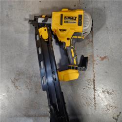 HOUSTON LOCATION - AS-IS DeWalt 20V MAX Collated Cordless Framing Nailer Tool Kit with Rafter Hook