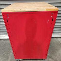 AS-IS Husky Heavy Duty Welded 18-Gauge Steel 5-Drawer Garage Base Cabinet - (Red)