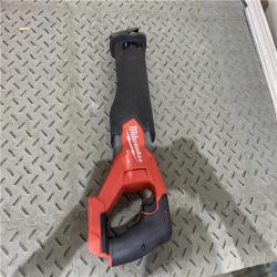 Houston location AS-IS Milwaukee M18 18V Fuel Sawzall 1-1/4  Reciprocating Saw Cordless Lithium-Ion Brushless 2821-20