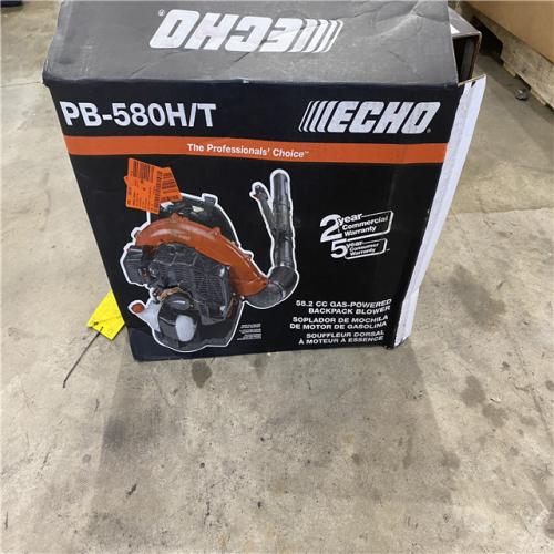 Houston location AS-IS ECHO 216 MPH 517 CFM 58.2cc Gas 2-Stroke Backpack Leaf Blower with Tube Throttle