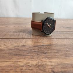 AS-IS Fossil The Minimalist Slim Three-Hand Light Brown Leather Watch - Black Dial