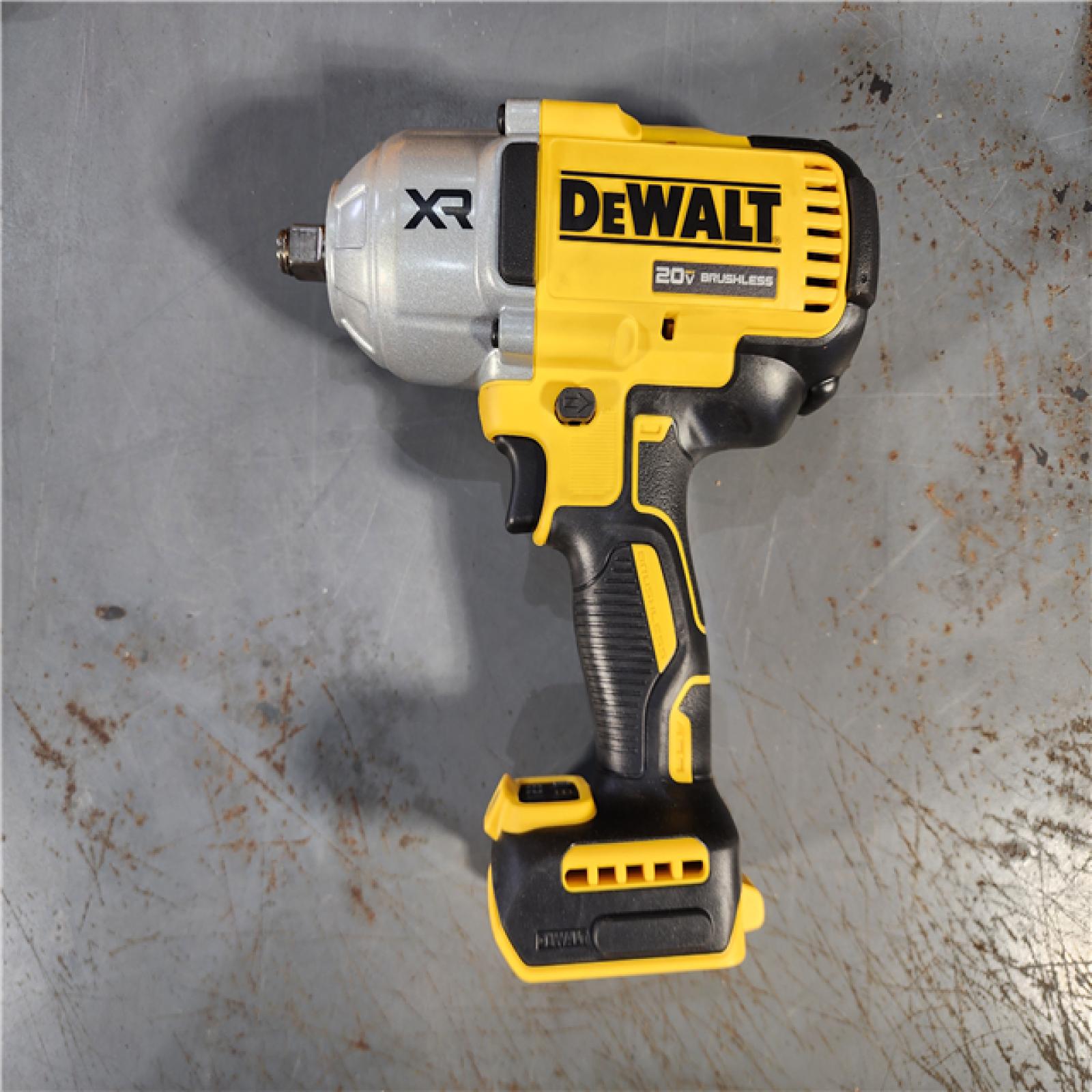 HOUSTON LOCATION - AS-IS (APPEARS LIKE NEW) DEWALT 20V MAX* XR 1/2 High Torque Impact Wrench with Hog Ring Anvil