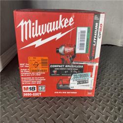 HOUSTON LOCATION - AS-ISMilwaukee M18 Compact Brushless 1/4  Hex Impact Driver Kit