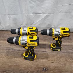 GOOD Dewalt DCD999B 20V MAX Flexvolt 1/2  Cordless Hammer Drill Bare Tool ( LOT of 3)