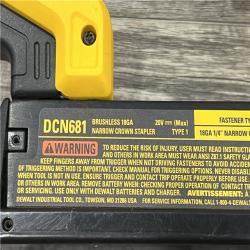 AS-IS DEWALT DCN681D1 20V 18Ga Stapler Kit