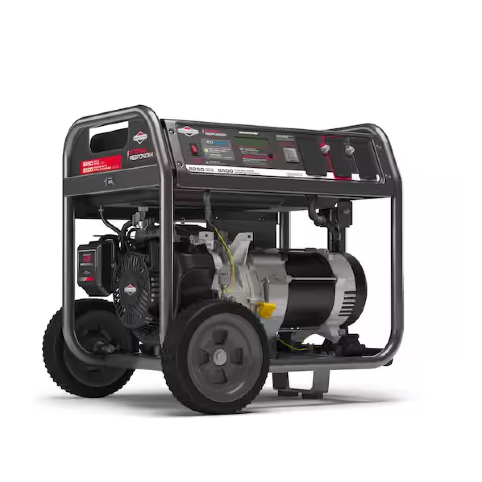 DALLAS LOCATION- Briggs & Stratton Storm Responder 6,250-Watt Gasoline Powered Recoil Start Portable Generator with OHV Engine