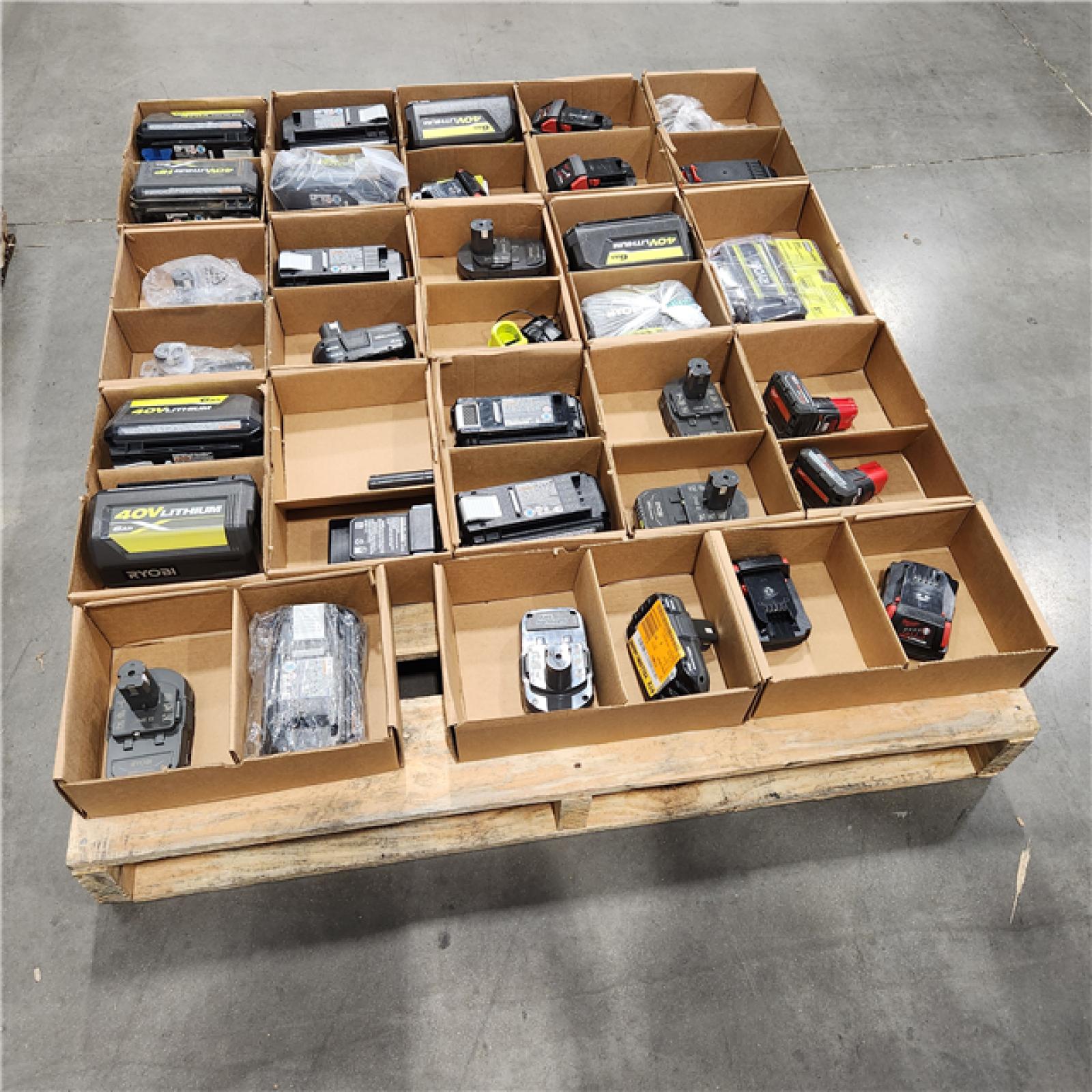 DALLAS LOCATION - AS-IS BATTTERY TOOL PALLET