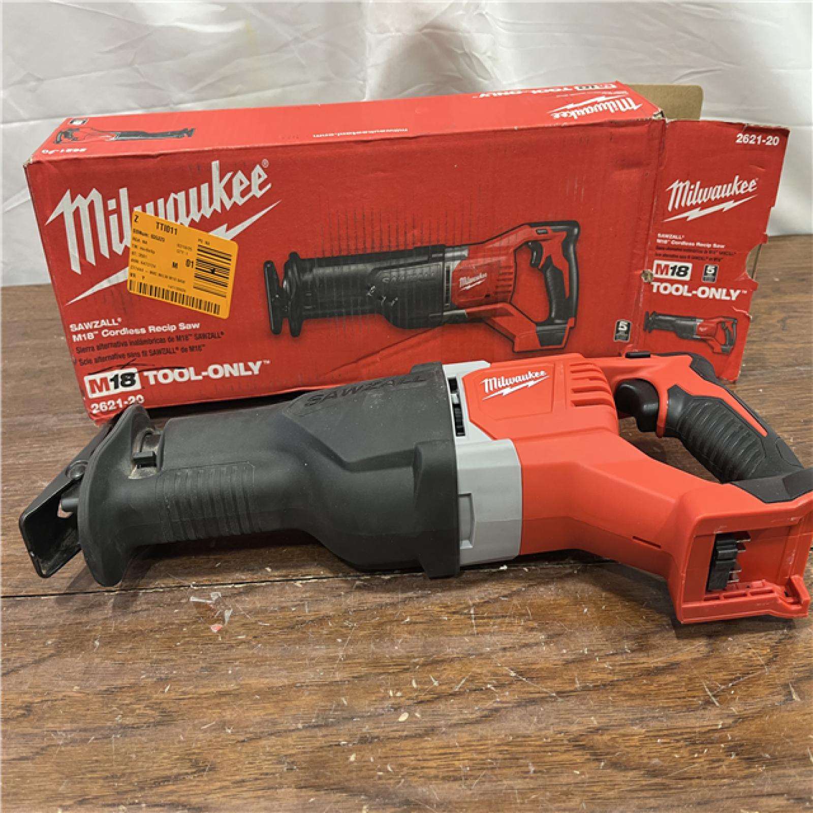 AS-ISMilwaukee  M18 SAWZALL Lithium-Ion Cordless Reciprocating Saw (Tool Only)