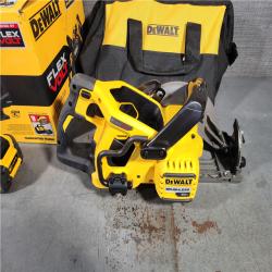 HOUSTON LOCATION - AS-IS (APPEARS LIKE NEW) DEWALT DCS577X1 60V FLEXVOLT MAX Lithium-Ion 7-1/4 Brushless Cordless Wormdrive Style Circular Saw Kit 9.0 Ah