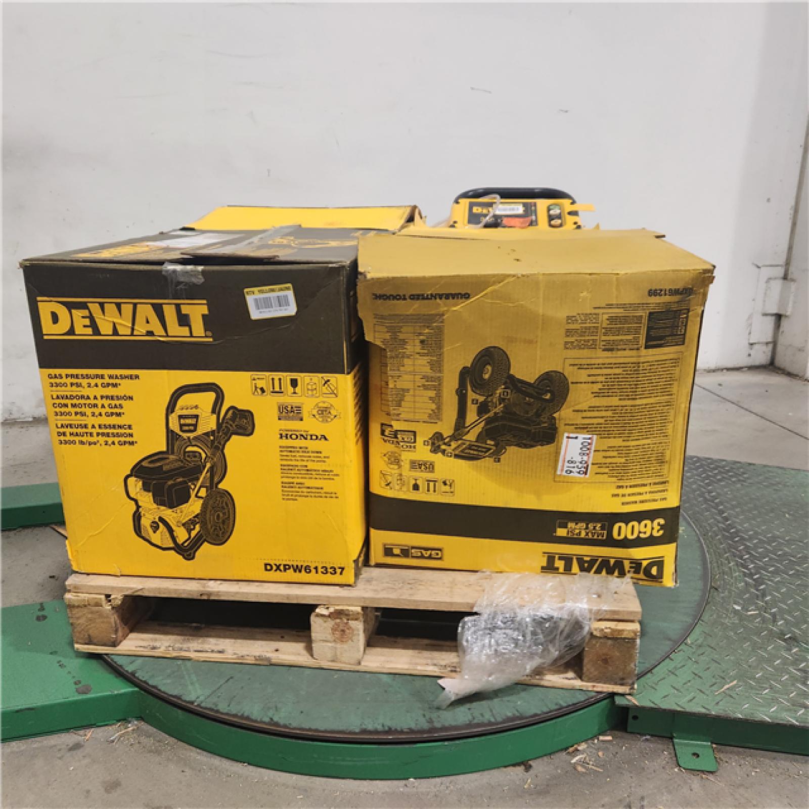 Dallas Location - As-Is DEWALT GAS PRESSURE WASHER (Lot Of 4)