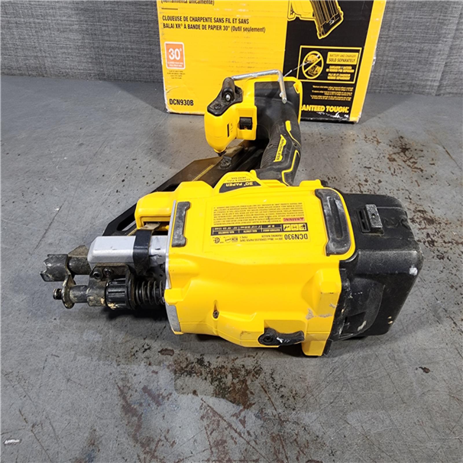 HOUSTON LOCATION - AS-IS DEWALT 20-Volt 30Â° Cordless Framing Nailer (Tool-Only)