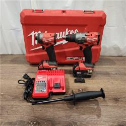 AS-IS M18 FUEL 18V Lithium-Ion Brushless Cordless Hammer Drill and Impact Driver Combo Kit (2-Tool) with 2 Batteries