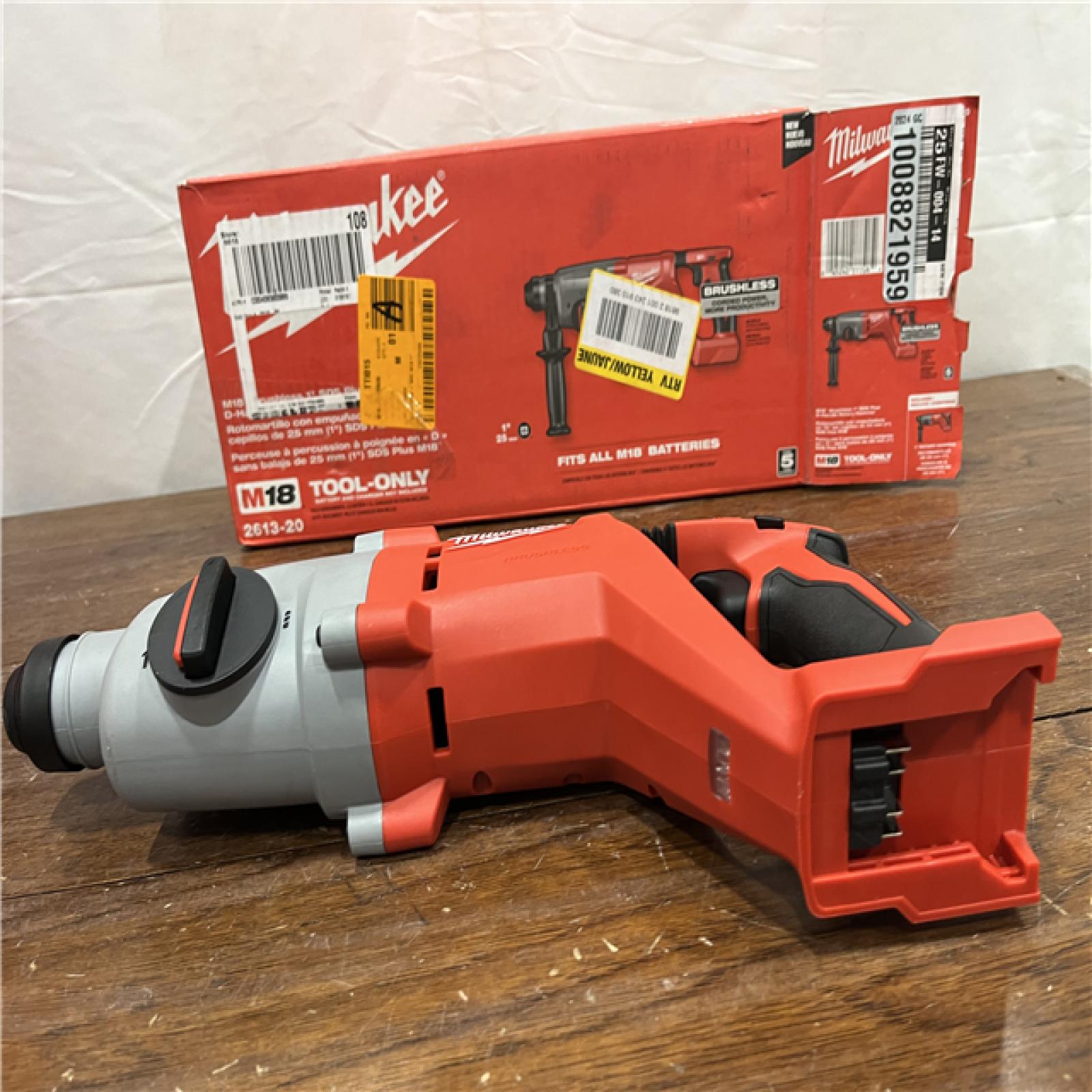 AS-IS M18 18V Lithium-Ion Brushless Cordless 1 in. SDS-Plus D-Handle Rotary Hammer (Tool-Only)