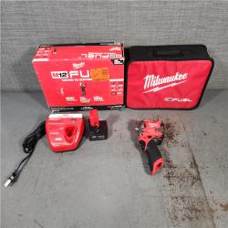 HOUSTON LOCATION - AS-IS (APPEARS LIKE NEW) Milwaukee 2554-22 M12 FUEL Stubby 3/8 in. Impact Wrench Kit