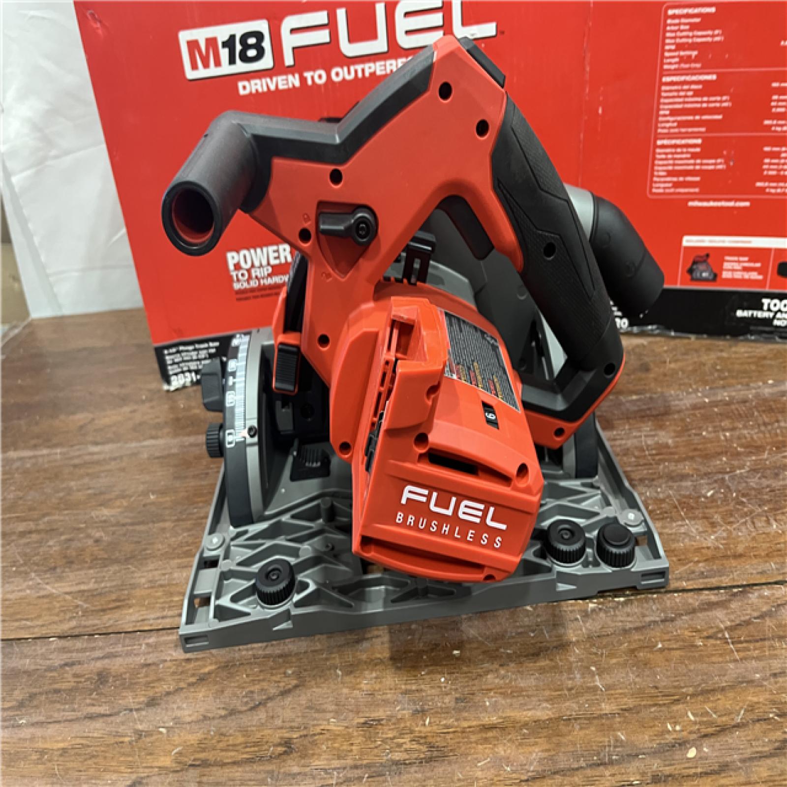 AS-ISMilwaukee M18 FUEL 18V Lithium-Ion Cordless Brushless 6-1/2 in. Plunge Cut Track Saw (Tool-Only)