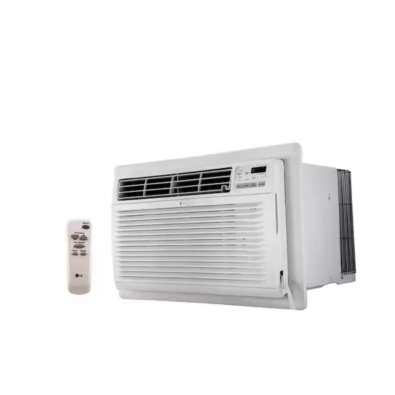 DALLAS LOCATION - LG 11,800 BTU 115-Volt Through-the-Wall Air Conditioner Cools 540 Sq. Ft. with Remote in White