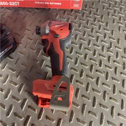 HOUSTON LOCATION - AS-ISMilwaukee M18 Compact Brushless 1/4  Hex Impact Driver Kit