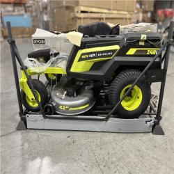 DALLAS LOCATION - RyOBI 80V 42 LITHIUM ELECTRIC ZERO TURN RIDING MOWER