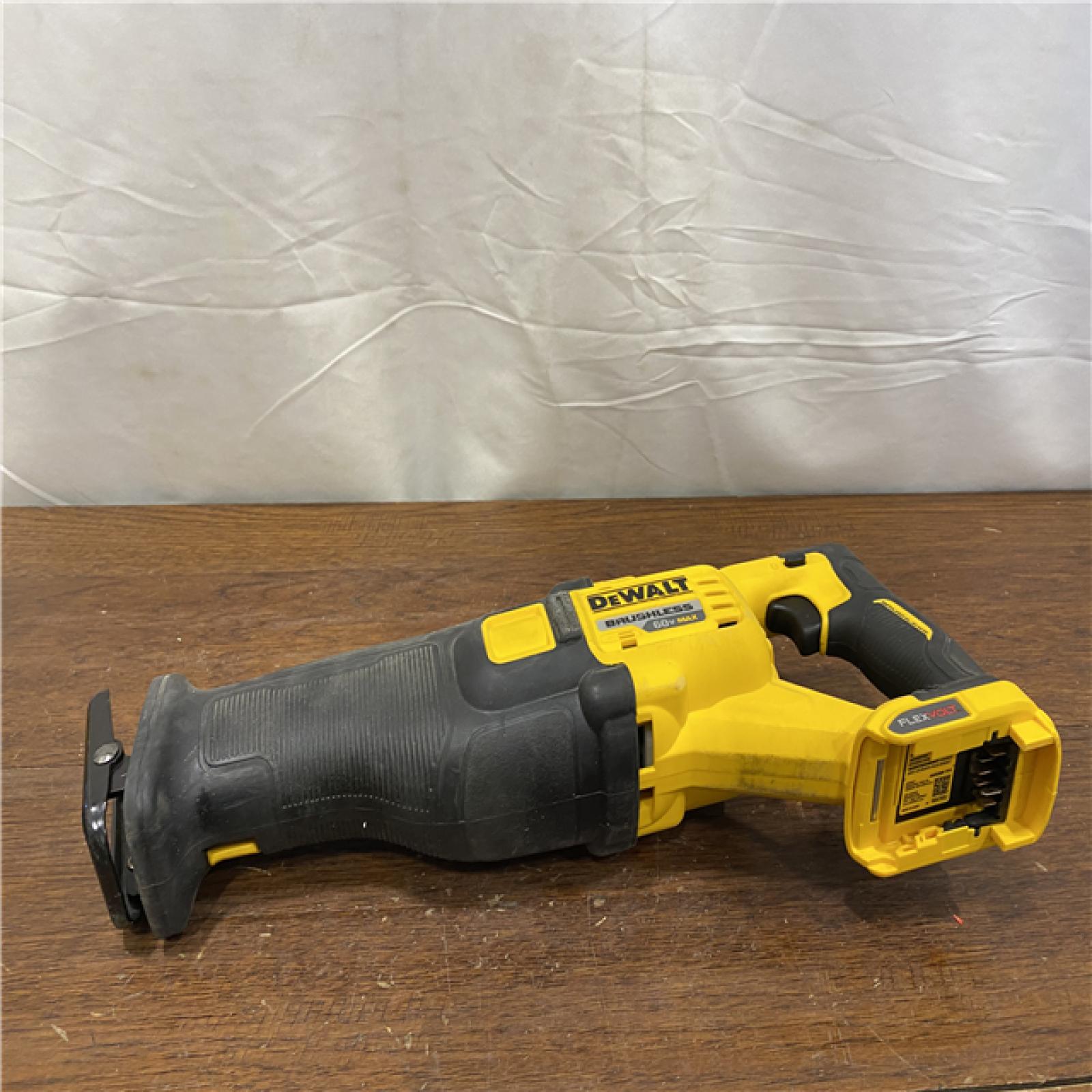 AS-IS DeWalt DCS389B FLEXVOLT 60V MAX Cordless Brushless Reciprocating Saw (Tool-Only)