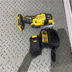 Houston location AS-IS DEWALT 20V MAX XR Cordless Brushless 3-Speed Oscillating Multi Tool with (1) 20V 1.5Ah Battery and Charger