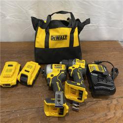 AS-ISDEWALT ATOMIC 20-Volt MAX Lithium-Ion Cordless Combo Kit (2-Tool) with (2) 2.0Ah Batteries, Charger and Bag