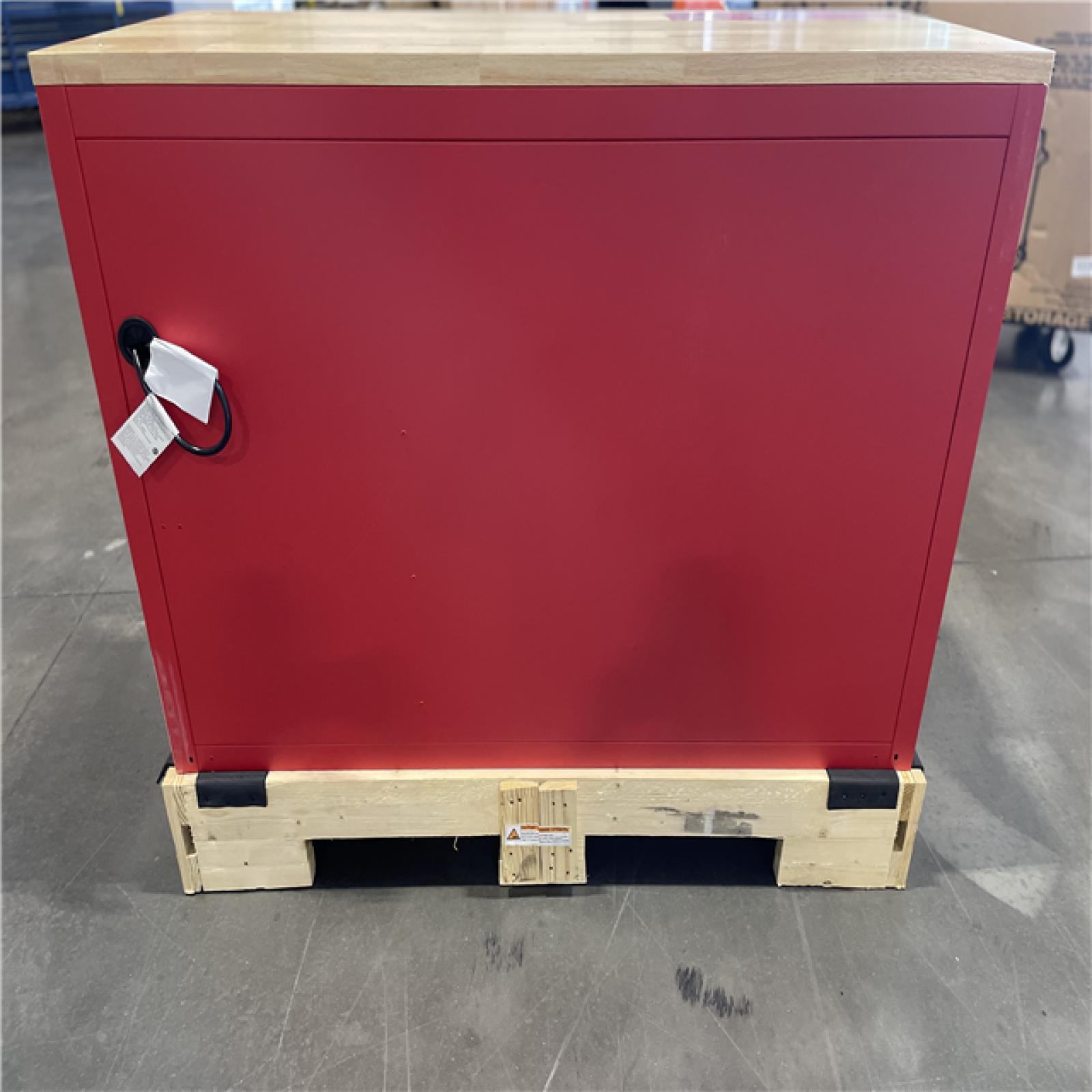 DALLAS LOCATION - Milwaukee Tool Storage 52 in. W Heavy Duty Red Mobile Workbench Cabinet