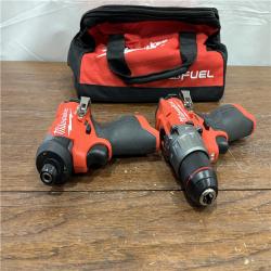 AS-ISMilwaukee 3497-22 12V Brushless Hammer Drill and Impact Driver Combo Kit