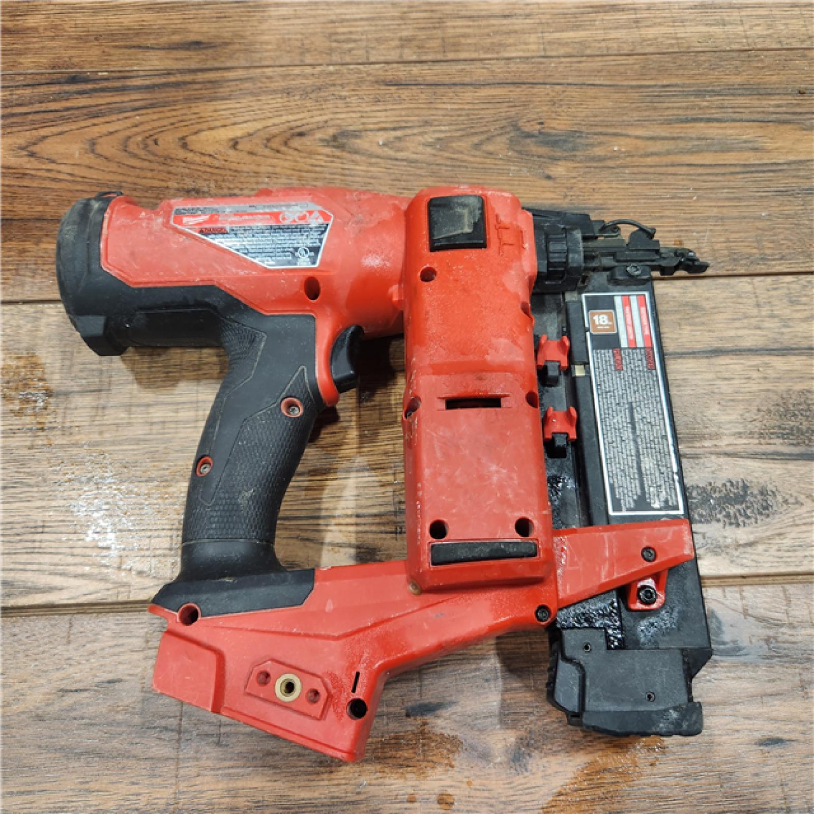 AS-IS M18 FUEL 18-Volt Lithium-Ion Brushless Cordless 18-Gauge 1/4 in. Narrow Crown Stapler (Tool-Only)