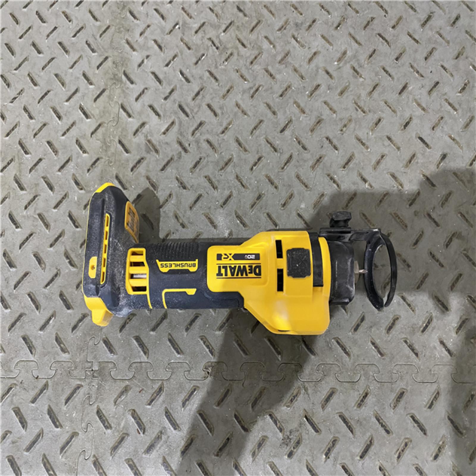 Houston location AS-IS DeWalt DCE555B 20V Cordless Rotary Drywall Cut-Out Tool (Tool Only)