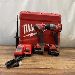 AS-IS Milwaukee M18 FUEL 18V Lithium-Ion Brushless Cordless Hammer Drill and Impact Driver Combo Kit