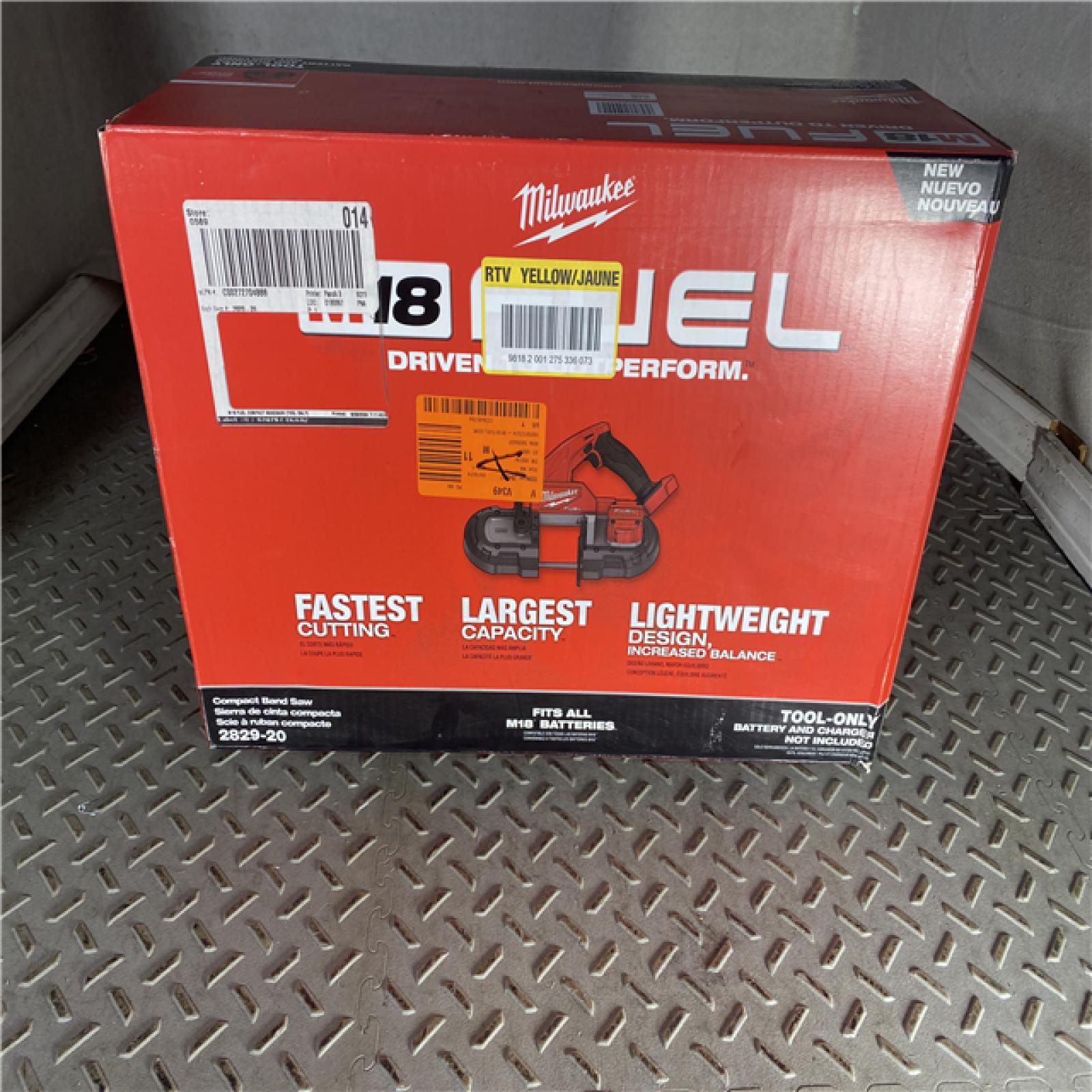 HOUSTON LOCATION -AS-IS Milwaukee M18 FUEL Compact Band Saw