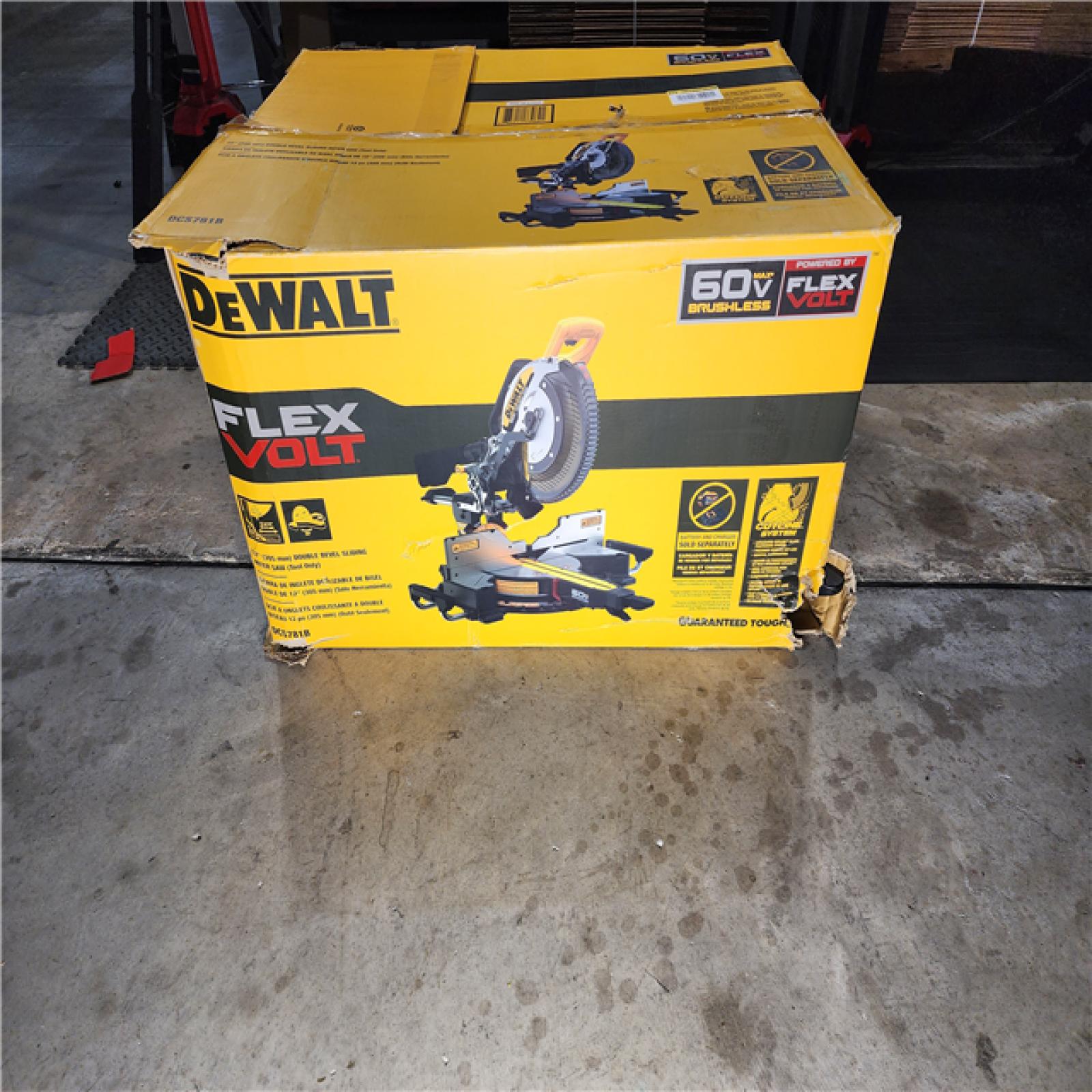 HOUSTON LOCATION - AS-IS DEWALT 60V Lithium-Ion 12 in. Cordless Sliding Miter Saw (Tool Only)