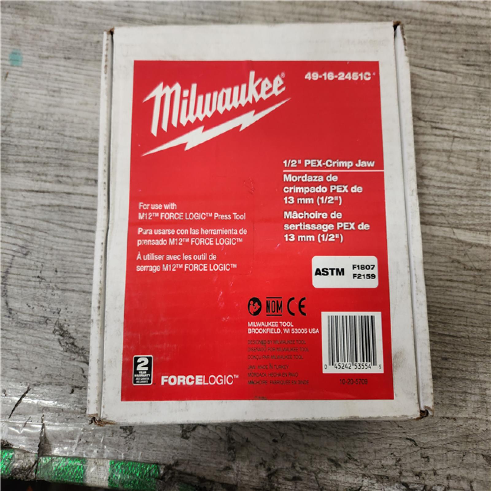 Phoenix Location Milwaukee (Brand Rating: 4.6/5) 1/2 in. PEX Crimp Jaw for M12 FORCE LOGIC Press Tool