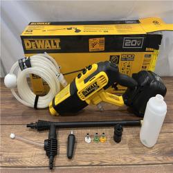 AS IS Dewalt 20V 550 PSI  1 GPM Cordless Power Cleaner W/ 4 Nozzles Tool-Only DCPW550B