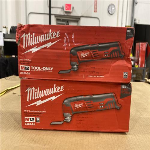 NEW! -  Milwaukee M12 12V Lithium-Ion Cordless Oscillating Multi-Tool (Tool-Only) - (2 UNITS)