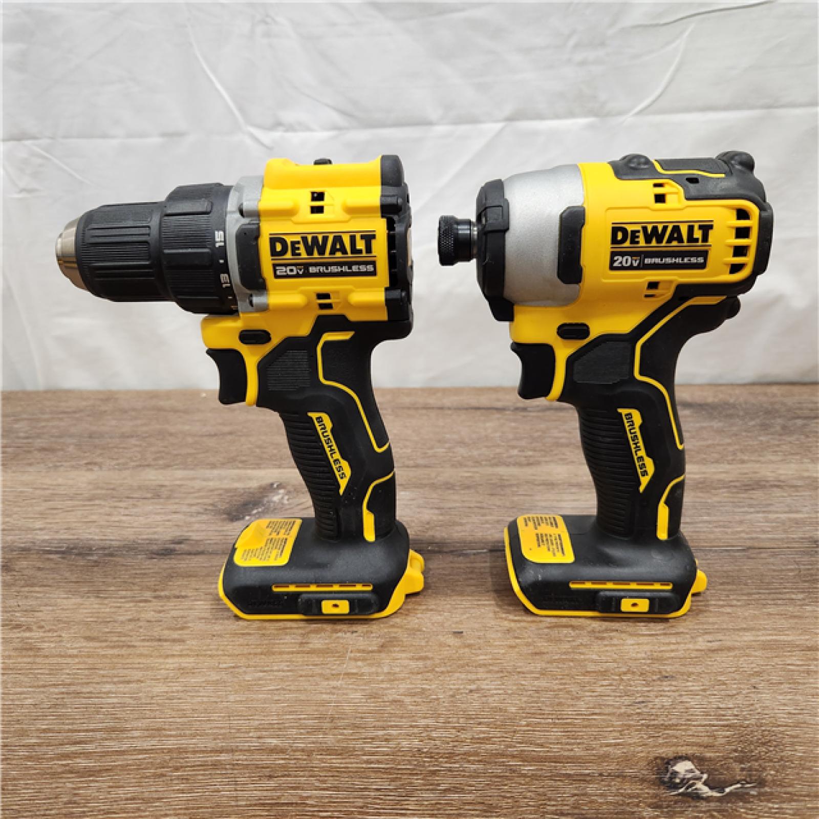 AS-IS DeWalt ATOMIC 20-Volt MAX Lithium-Ion Brushless Cordless (2-Tool) Combo Kit