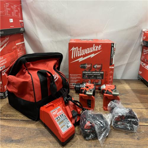 AS-IS Milwaukee M18 Compact Brushless 2-Tool Combo Kit