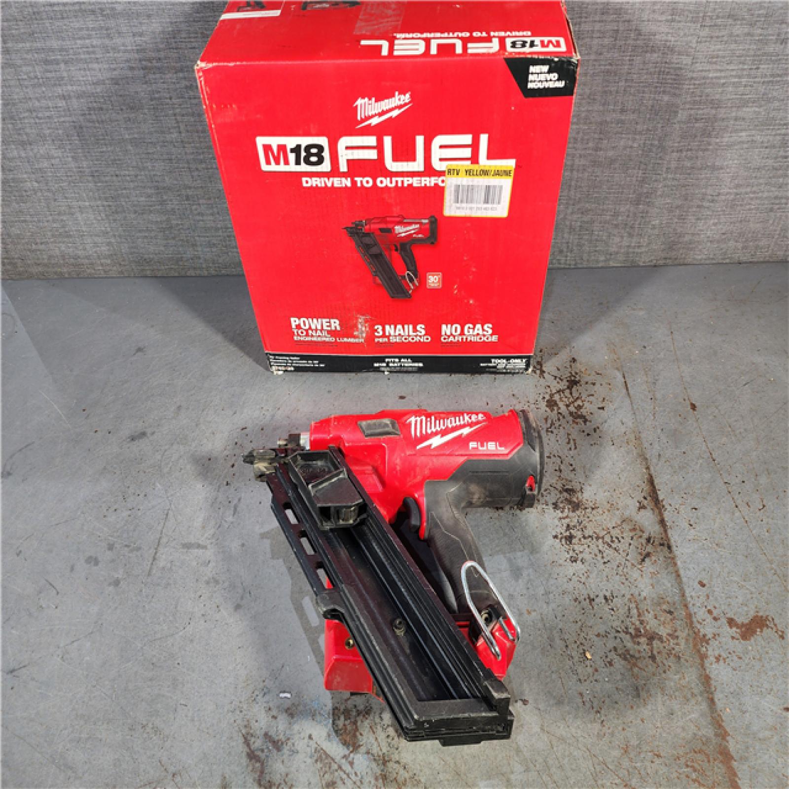 HOUSTON LOCATION - AS-IS M18 FUEL 3-1/2 in. 18-Volt 30-Degree Lithium-Ion Brushless Cordless Framing Nailer (Tool-Only)