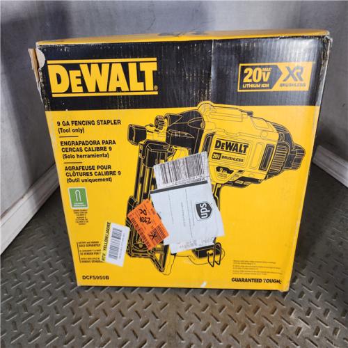 HOUSTON LOCATION - AS-IS (APPEARS LIKE NEW) DEWALT  20V MAX 9-Gauge Cordless Fencing Stapler (Tool Only)