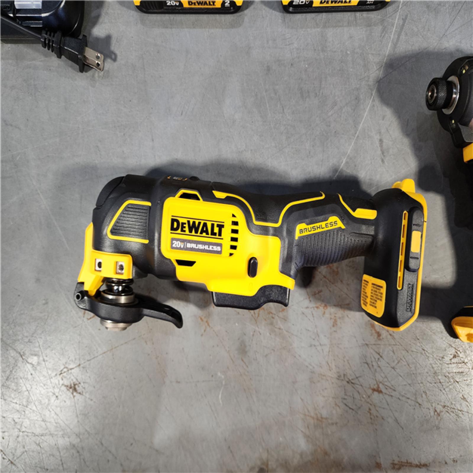 HOUSTON LOCATION - AS-IS (APPEARS LIKE NEW) DeWalt 20V MAX ATOMIC Cordless Brushless 3 Tool Combo Kit