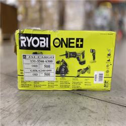 NEW! - RYOBI ONE+ 18V Cordless 6-Tool Combo Kit