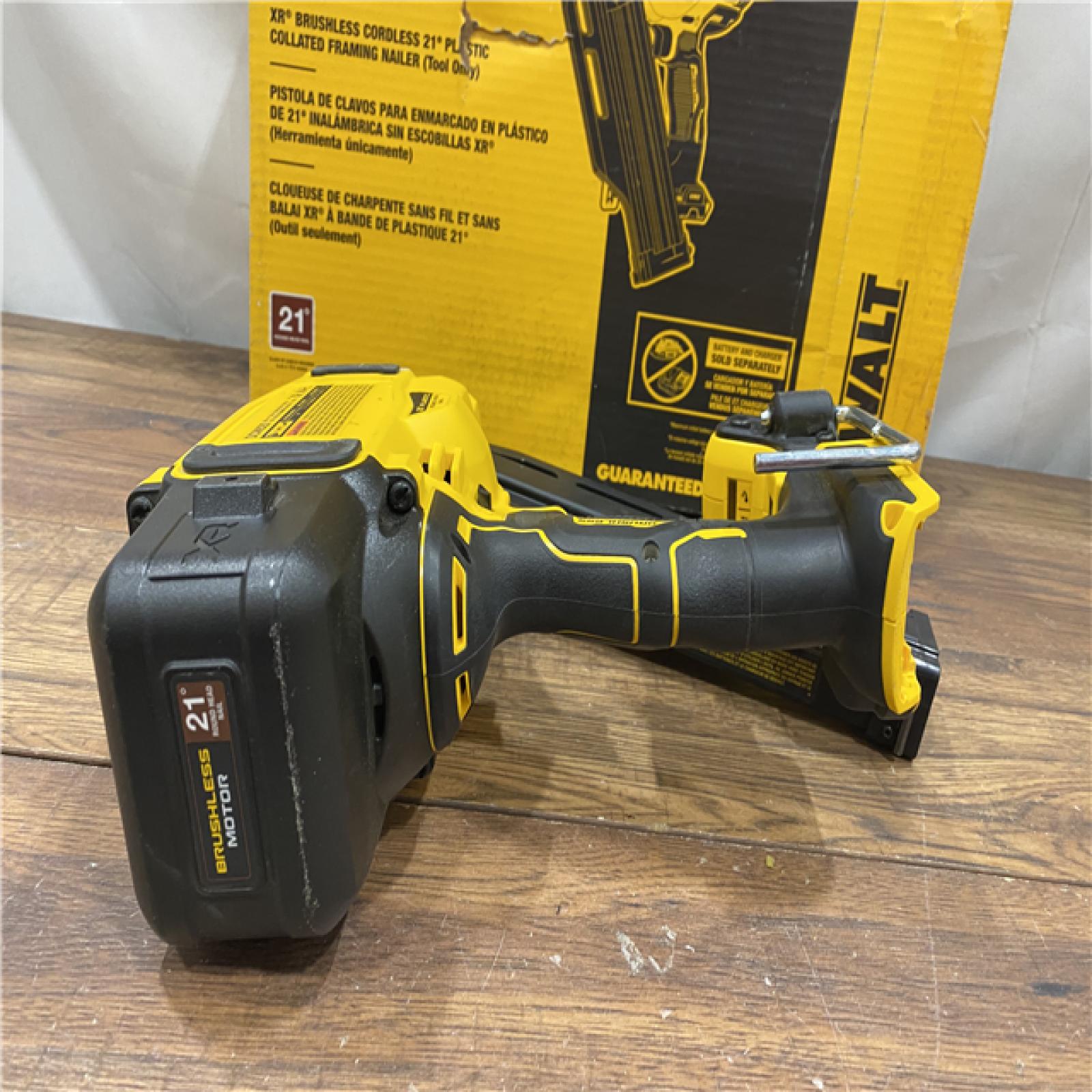 AS IS DEWALT 20-Volt 21Â° Cordless Framing Nailer (Tool-Only)